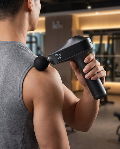 KinéPulse Pro 30 - Lifestyle utilisation épaule gym