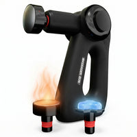 Pistolet de massage - Thérapie chaud 45-55°C et froid 10°C - Têtes thermiques